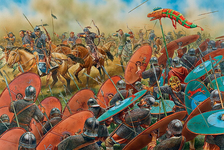 Битва на Каталаунских полях, 451 год.