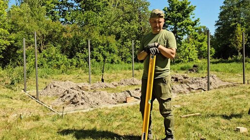 Рассказали, что мы строим на хуторе. Первый проект на лесном хуторе. Печки лавочки ВЛОГ