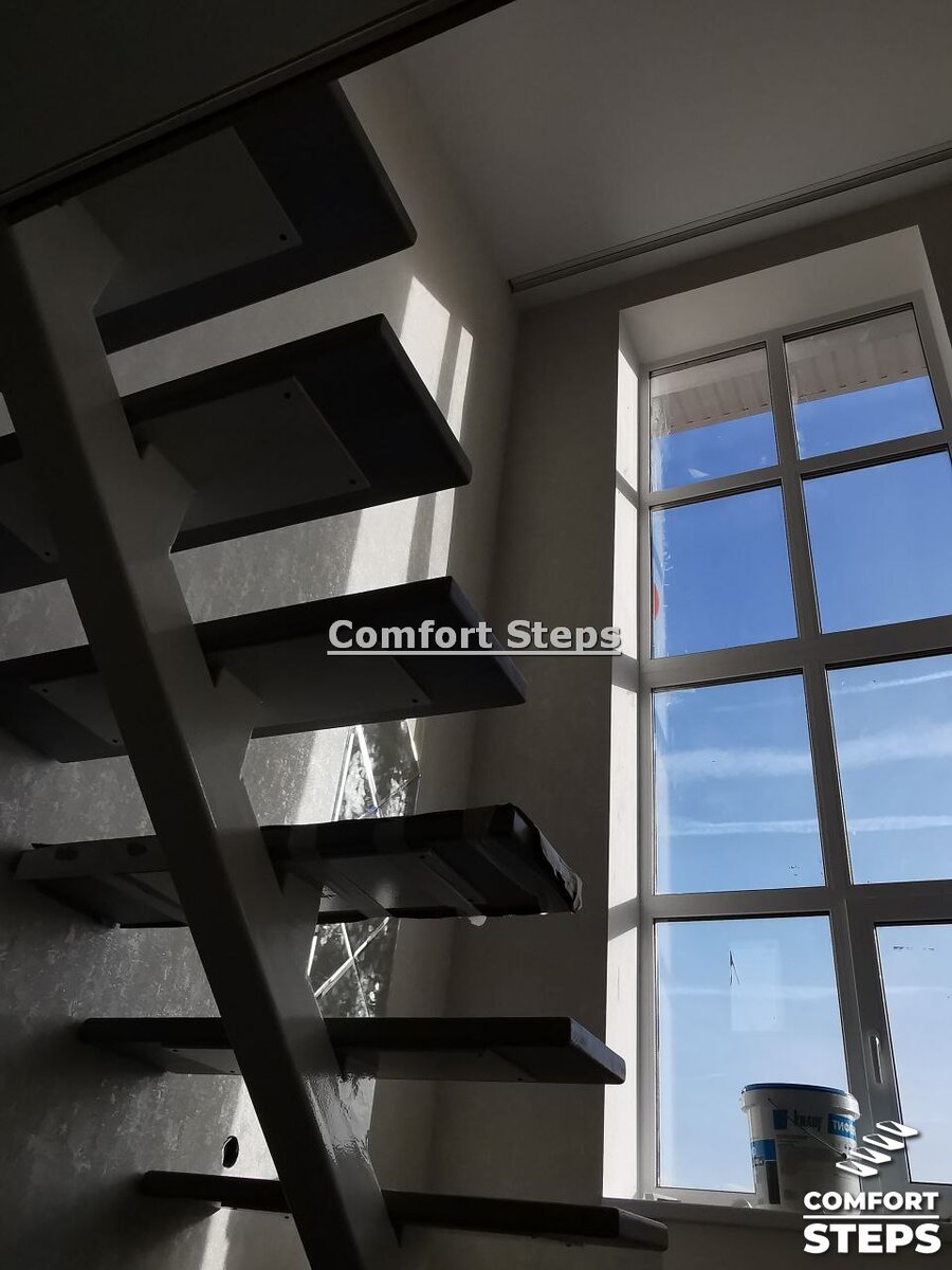 проект// Буковая лестница на металлокаркасе в Решетихе | ComfortSteps -  интерьерные лестницы Нижнего Новгорода | Дзен