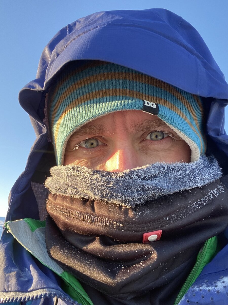 До глубины души промёрз, то есть пропитался духом Севера! =)