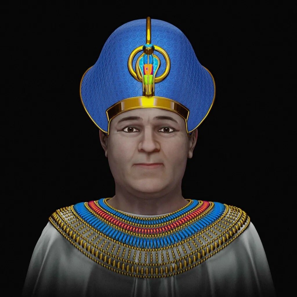    Реконструкция облика фараона Аменхотепа III / © Cicero Moraes
