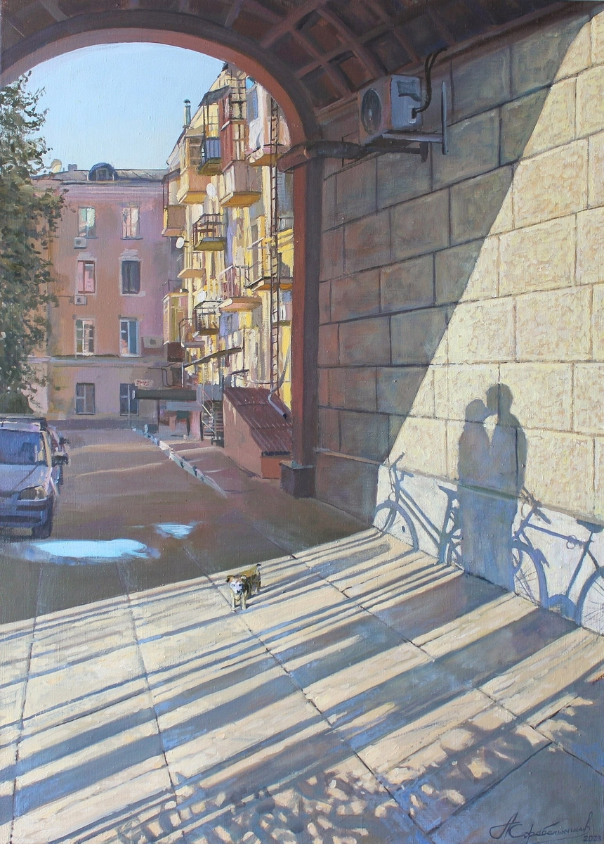 Романтика в деревне. Картина пикник. Тень любви. Корабельников художник. Картина проспект минск.