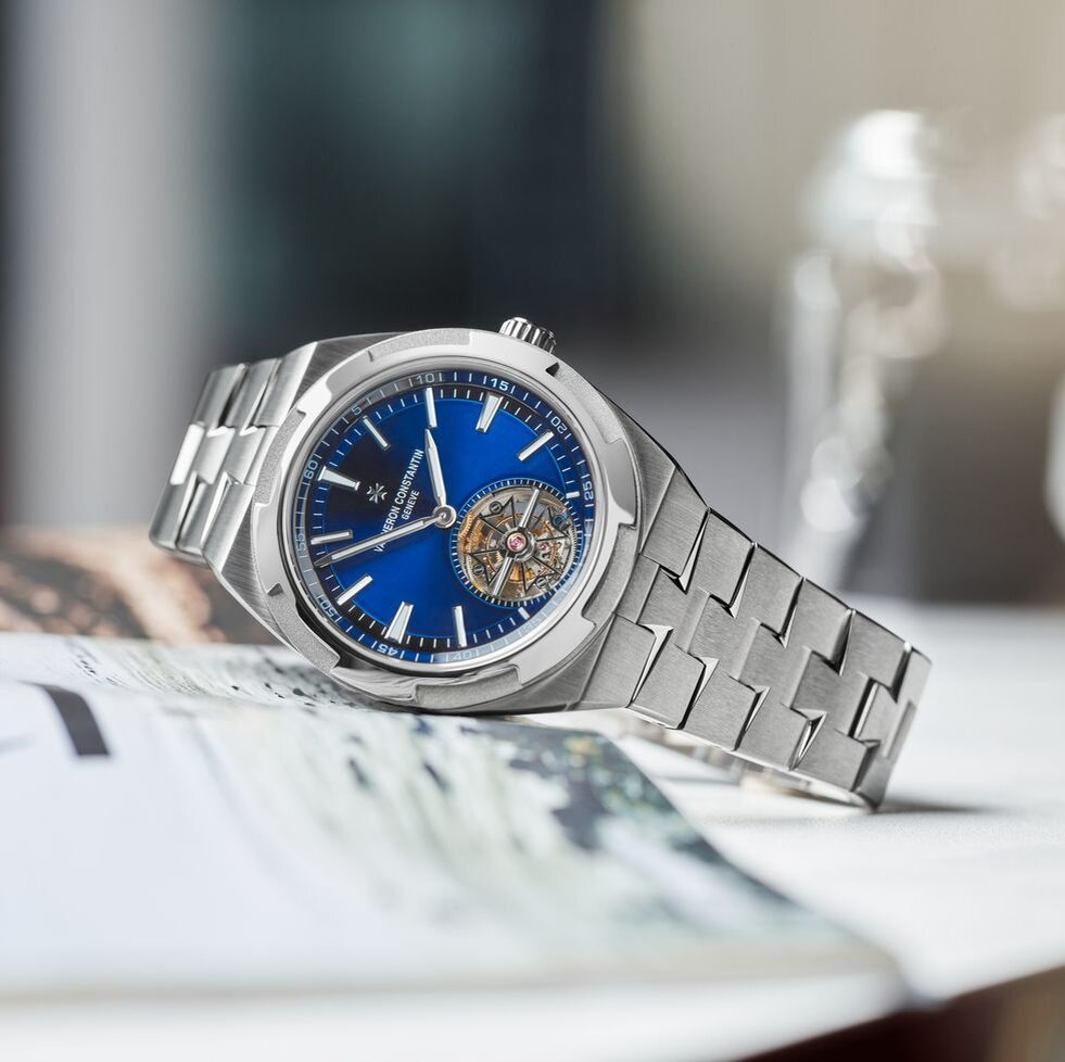The titanium Overseas Tourbillon