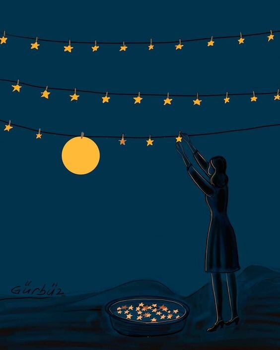 Иллюстрация - работа художника Гурбуза Догана Эксиоглу