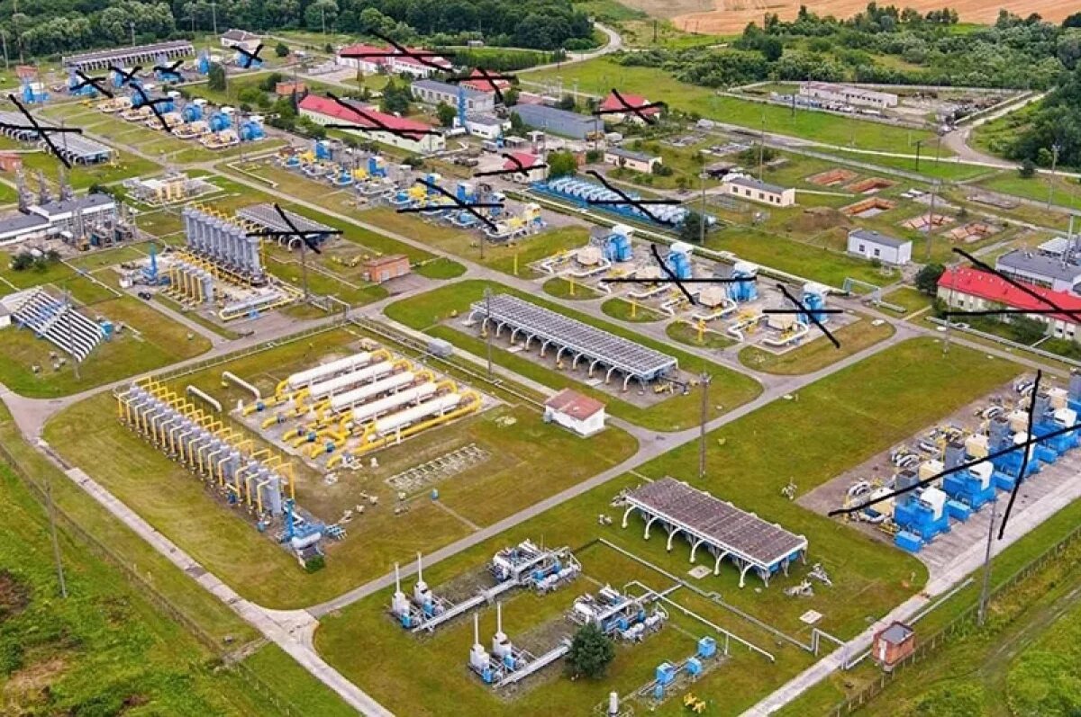    Руины видны из космоса.