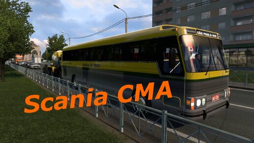 Автобус Scania CMA для Euro Truck Simulator 2 v 1.50