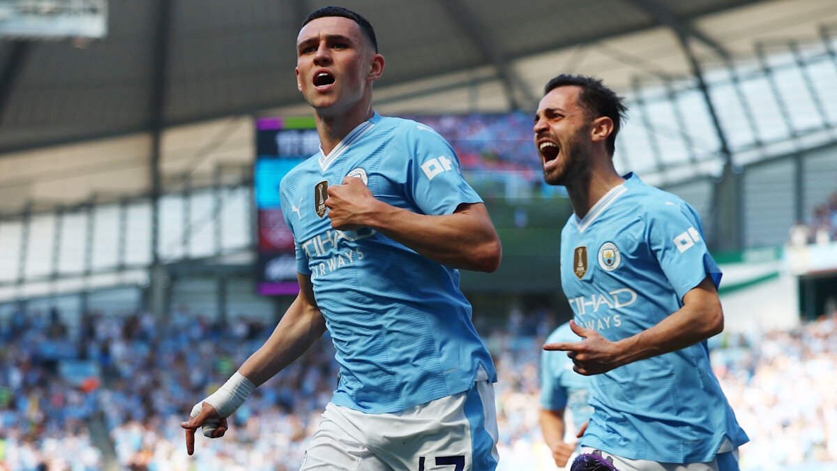    "Манчестер Сити" в последнем туре сезона АПЛ сыграл с "Вест Хэмом". Фото: REUTERS