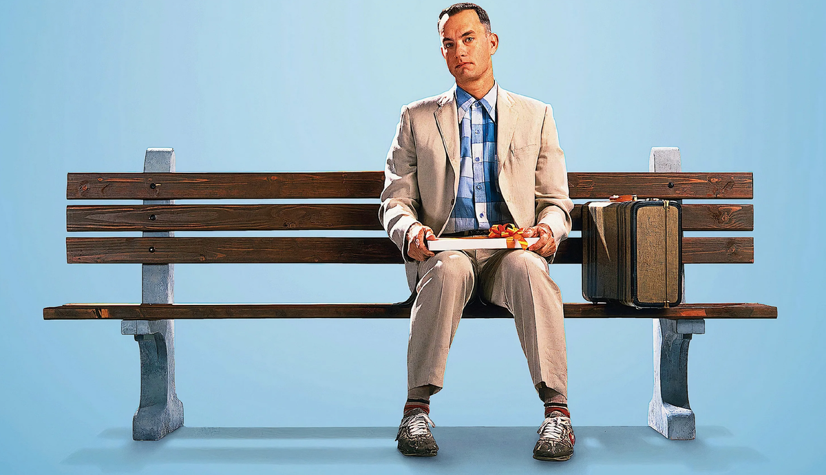 кадр из фильма "Форрест Гамп"