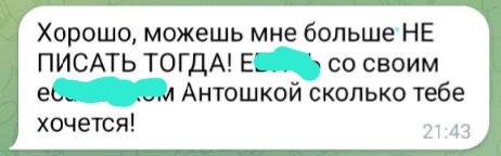 Скриншот переписки