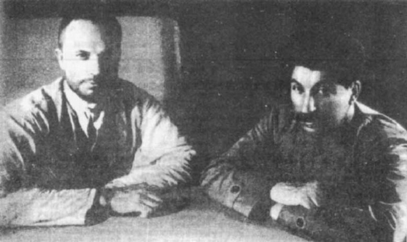 Егоров и Сталин, 1920 г. Источник: Wikimedia Commons