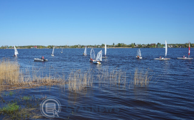 Показательные выступления команд парусного спорта на фестивале "Корюшка идет!" - 2024