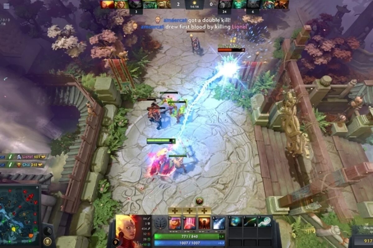    Российская команда Team Spirit выиграла турнир по игре Dota 2