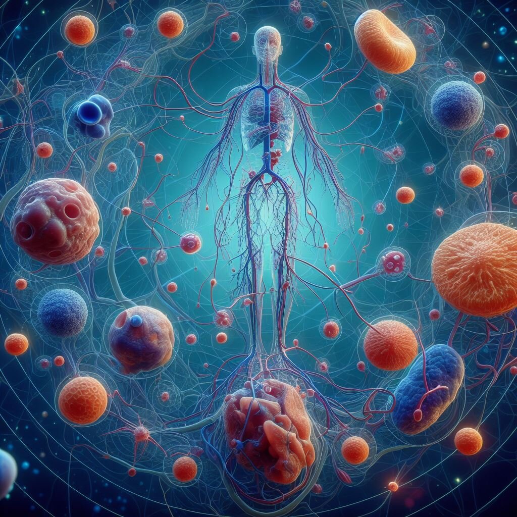 лимфатические сосуды, узлы и органы, образующие систему