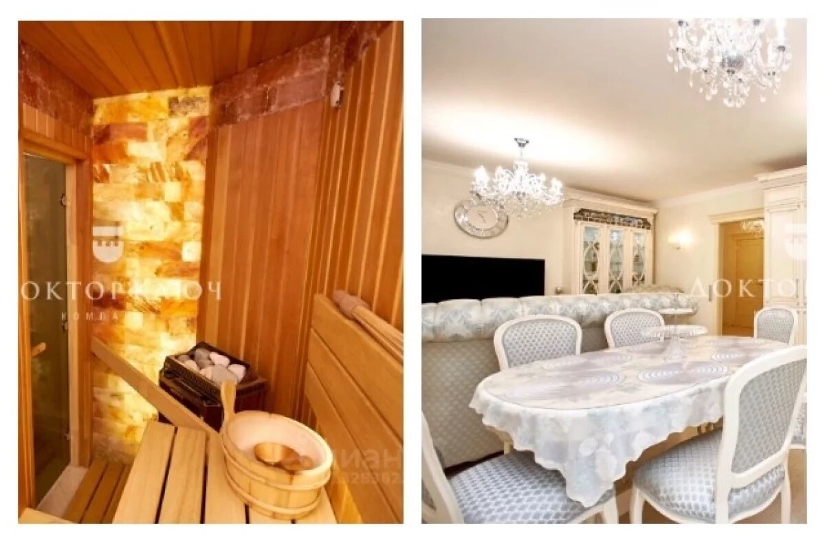    Квартиру с хамамом продают за 45 млн рублей в Новосибирске