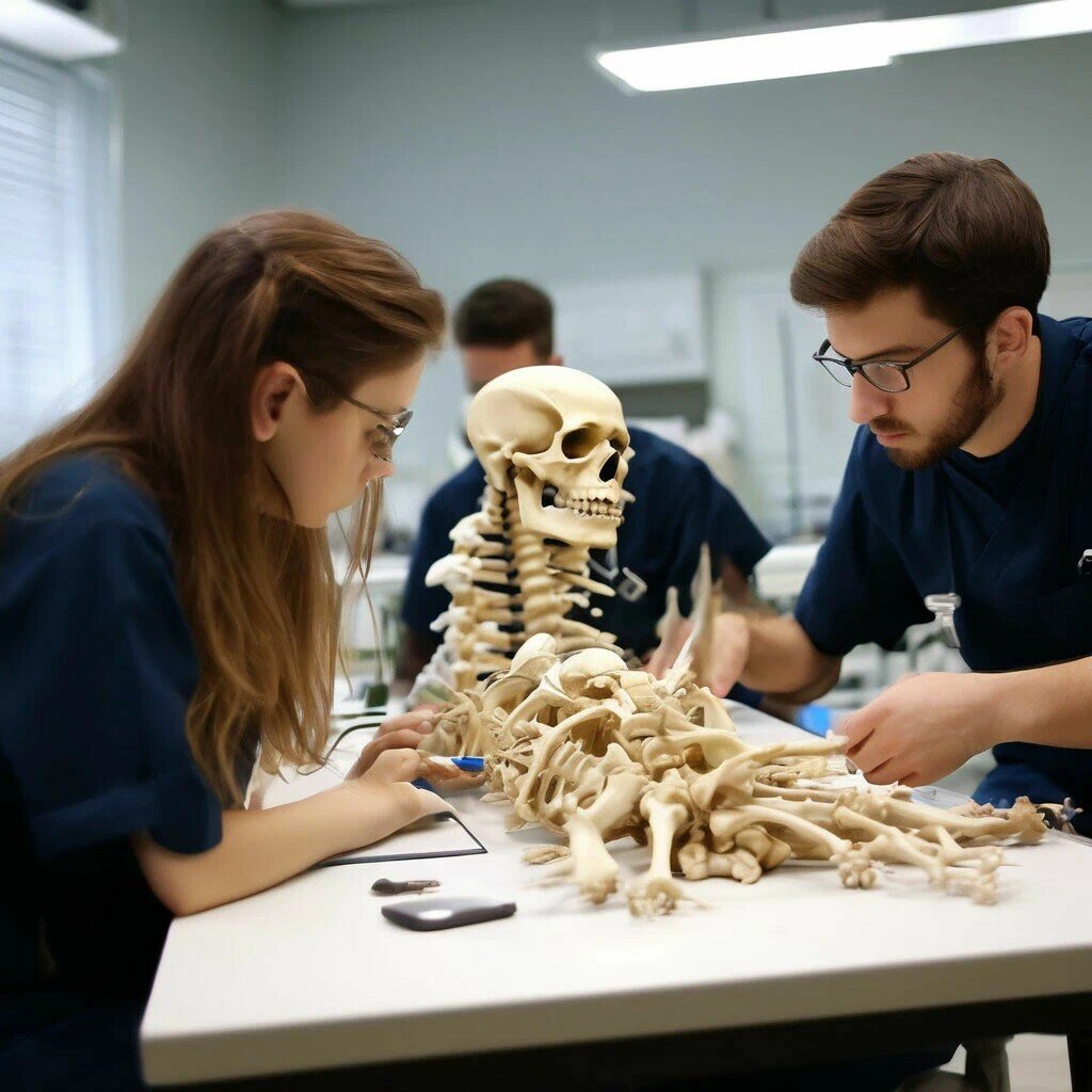 Изучение костей скелета по версии Шедеврума