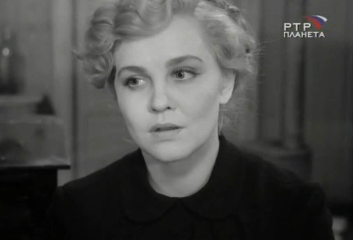 Роль Ольги в "Весенних грозах" замечательно сыграла Рита Гладунко