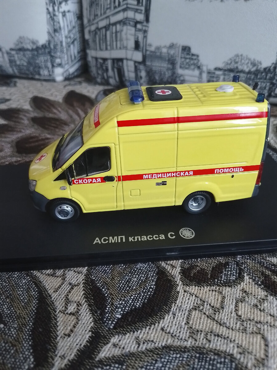 Модель реанимобиля на базе Газель Next от китайского производителя.