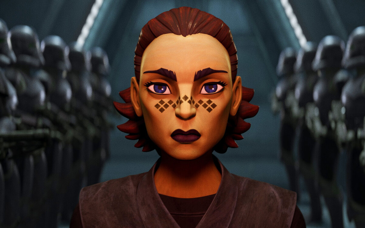 Кадр из сериала «Звездные войны: Сказания об Империи», реж. Дэйв Филони, 2024 