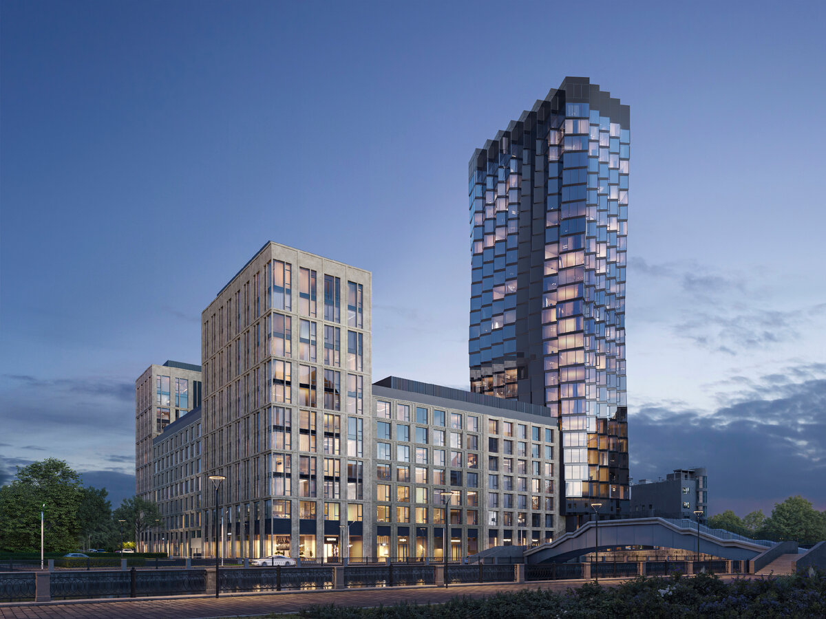 Элитный проект "Монблан" от ГК "Галс-Девелопмент". Визуализация