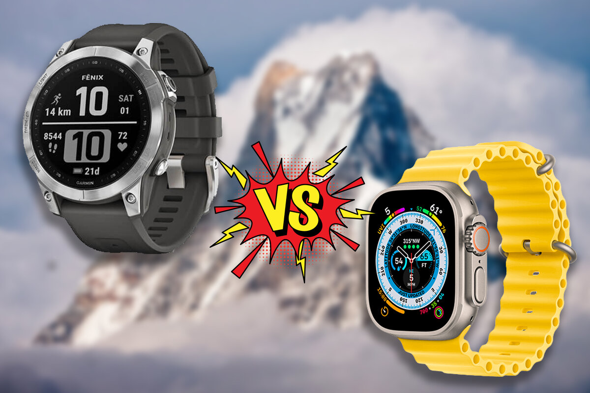 Часы для активного отдыха — Garmin Fenix 7 или Apple Watch Ultra 2?