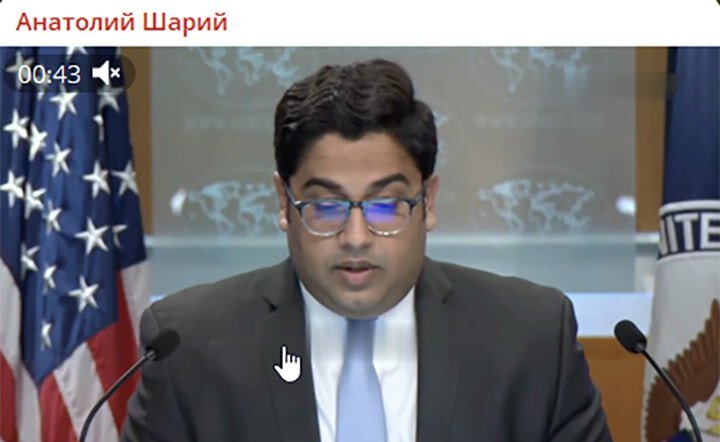    ГОСДЕП НАЗВАЛ ПОЛОЖЕНИЕ ВСУ "НЕВЕРОЯТНО ОТЧАЯННЫМ". СКРИНШОТ: ТГ-КАНАЛ "АНАТОЛИЙ ШАРИЙ"