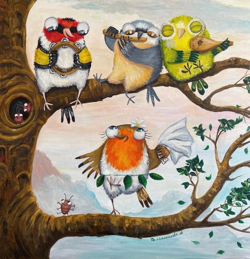 художник Анастасия Малышева (vk.com/drmalyshevaart)