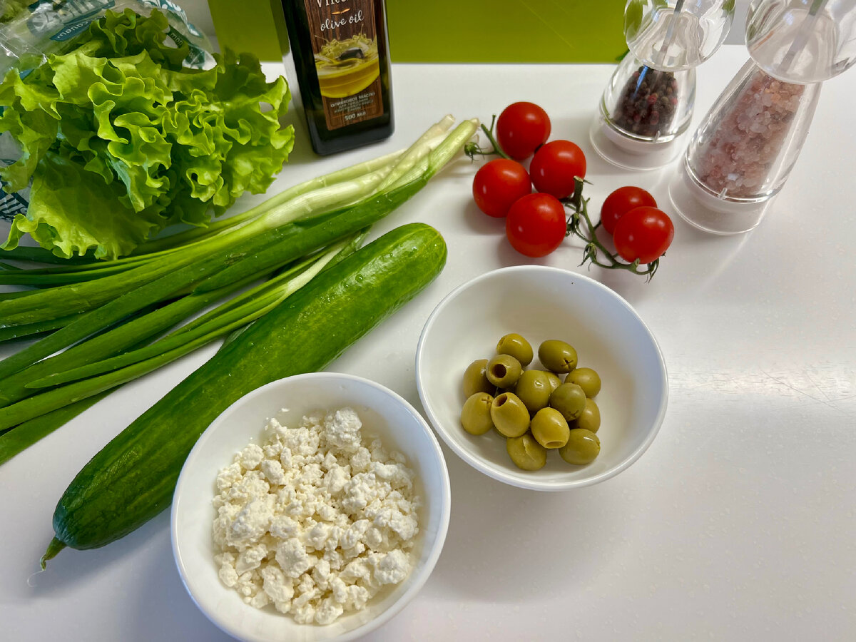 Ингредиенты для салата . Фото автора. 