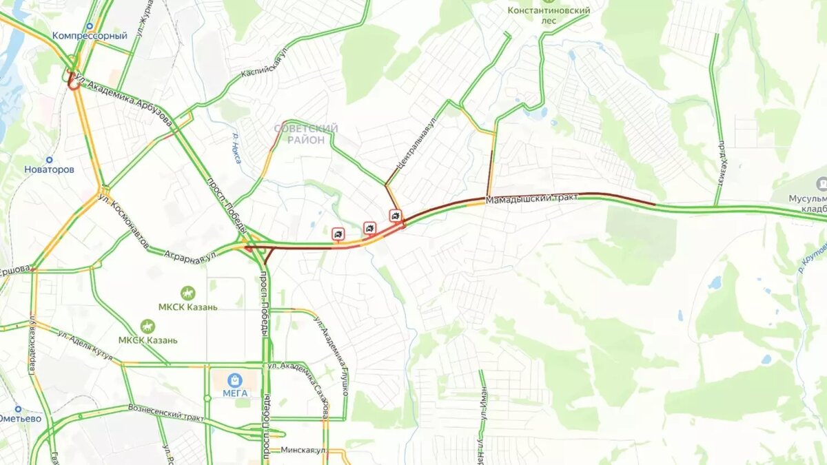 На въезде в Казань образовалась 4-километровая пробка | inkazan.ru | Дзен