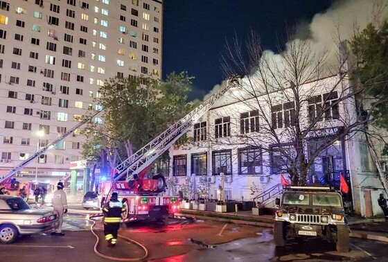    Пожар в здании управы района Соколиная Гора