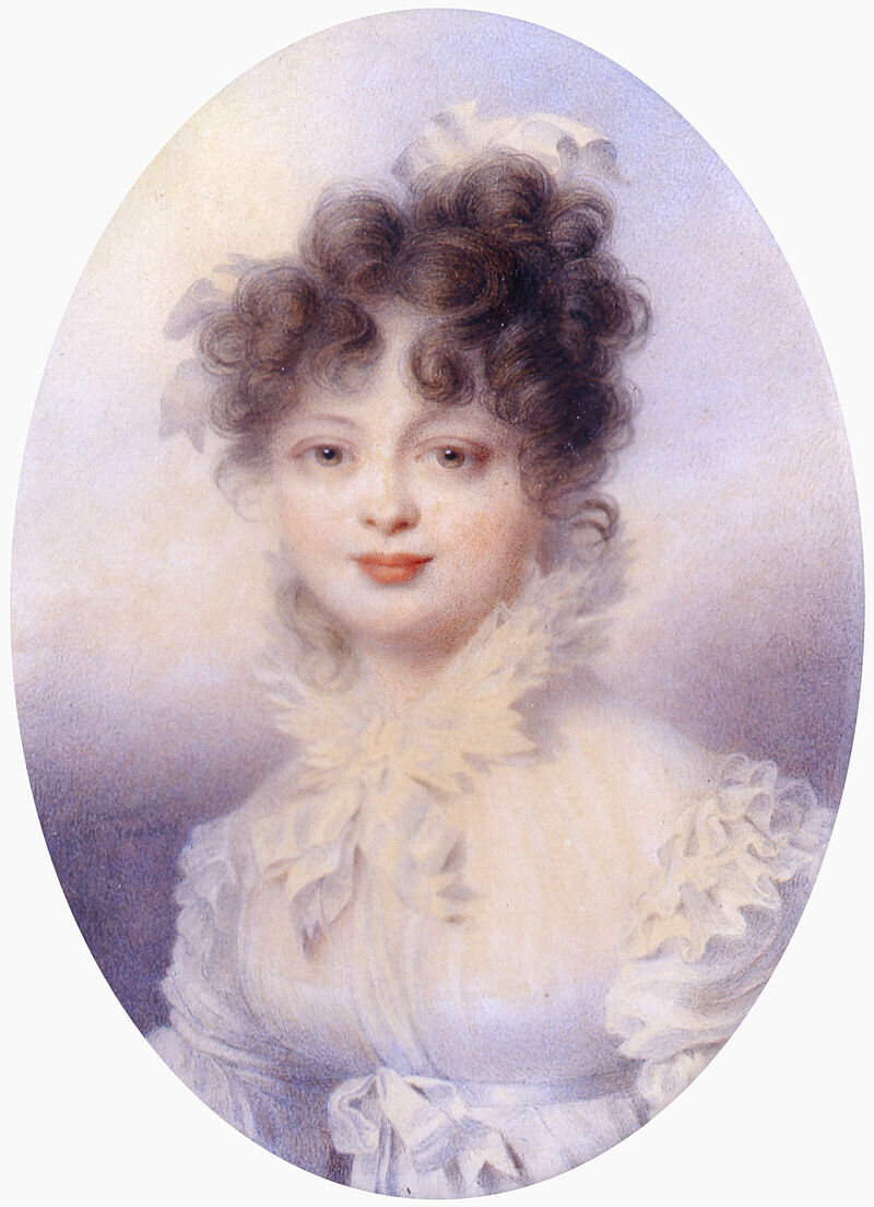 Великая Княгиня Екатерина Павловна. Жан-Батист Изабе. 1814г.