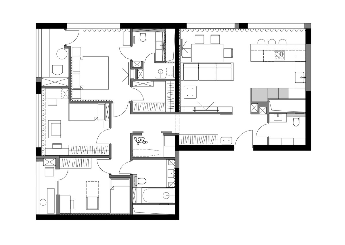 Итоговое планировочное решение