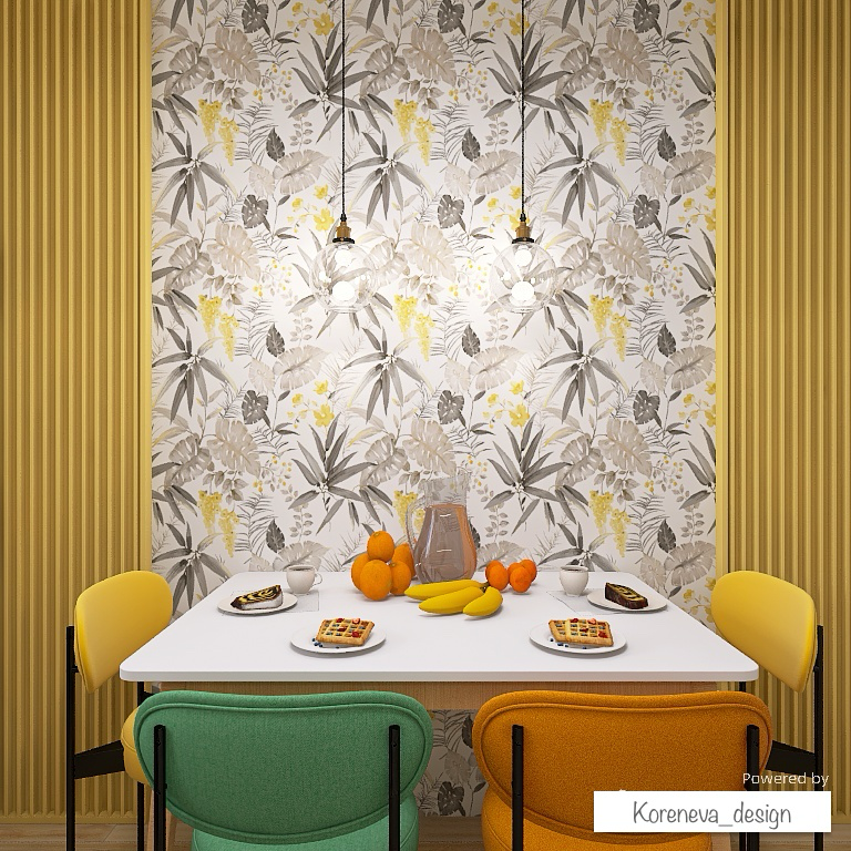 Обеденная зона на кухне, г.Пермь