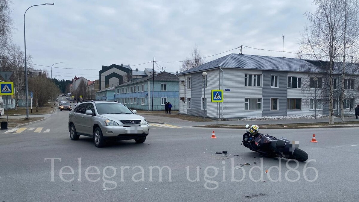    С начала апреля на дорогах Югры произошло 5 аварий с участием мотоциклистов