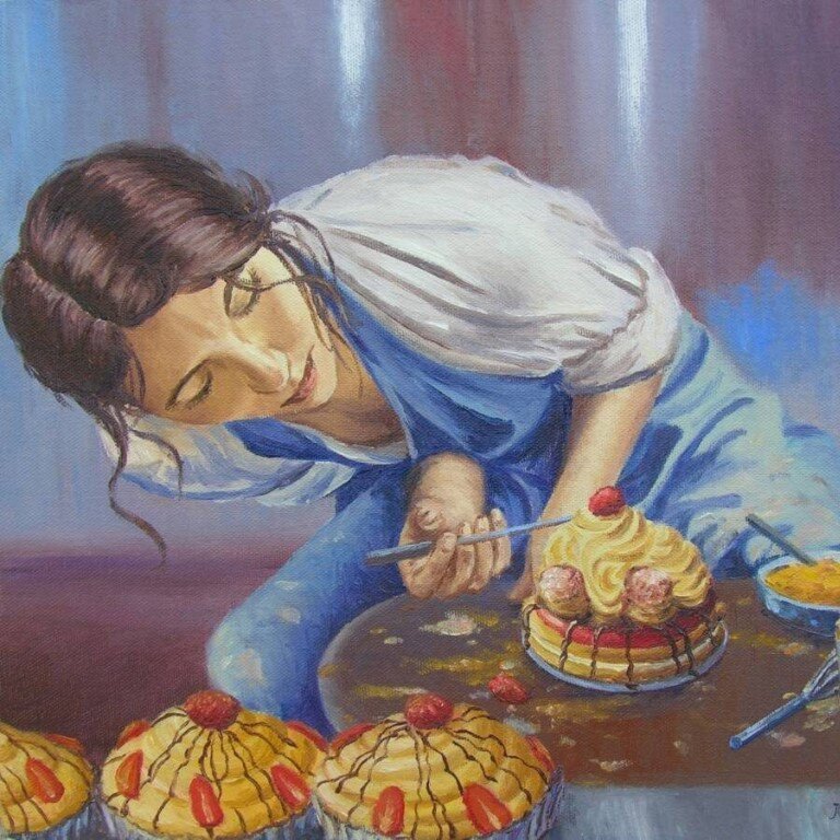 Я, конечно же, так старательно не украшаю)))просто картинка понравилась))