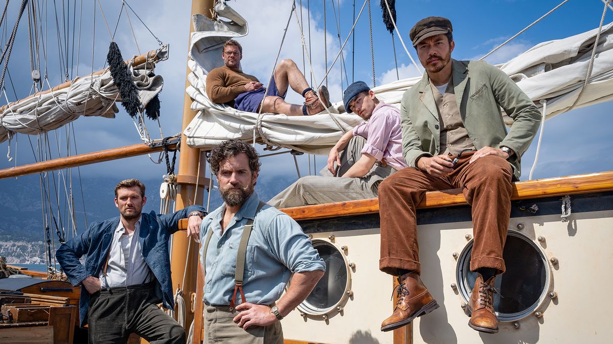 Вот они слева направо: Намджун, Чонгук, Чингачгук, Гойко Митич, Джин, Юнги.