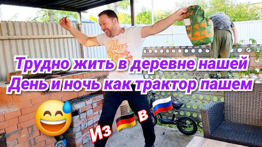 Муж установил капельный полив/ Трудимся все вместе на нашем участке и огороде/ Отдых в Янтарном