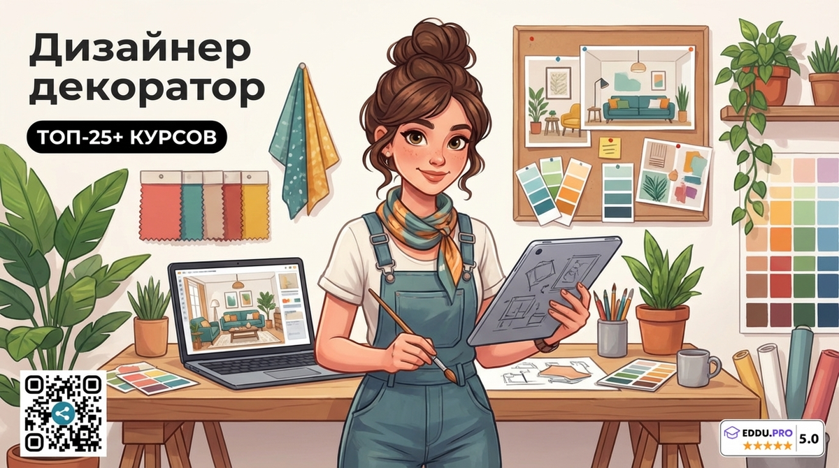 Лучшие онлайн-курсы декораторов интерьера