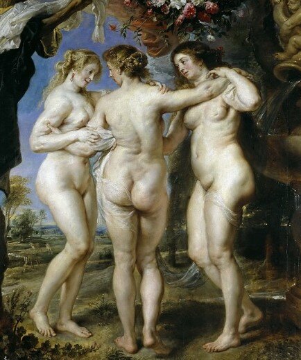 "Три грации" Рубенса: и как тут выбрать, на какую грацию смотреть?