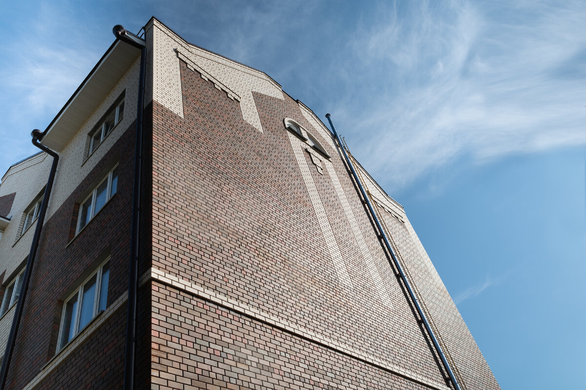 Облицовочный кирпич БРАЕР кладка, гладкий 