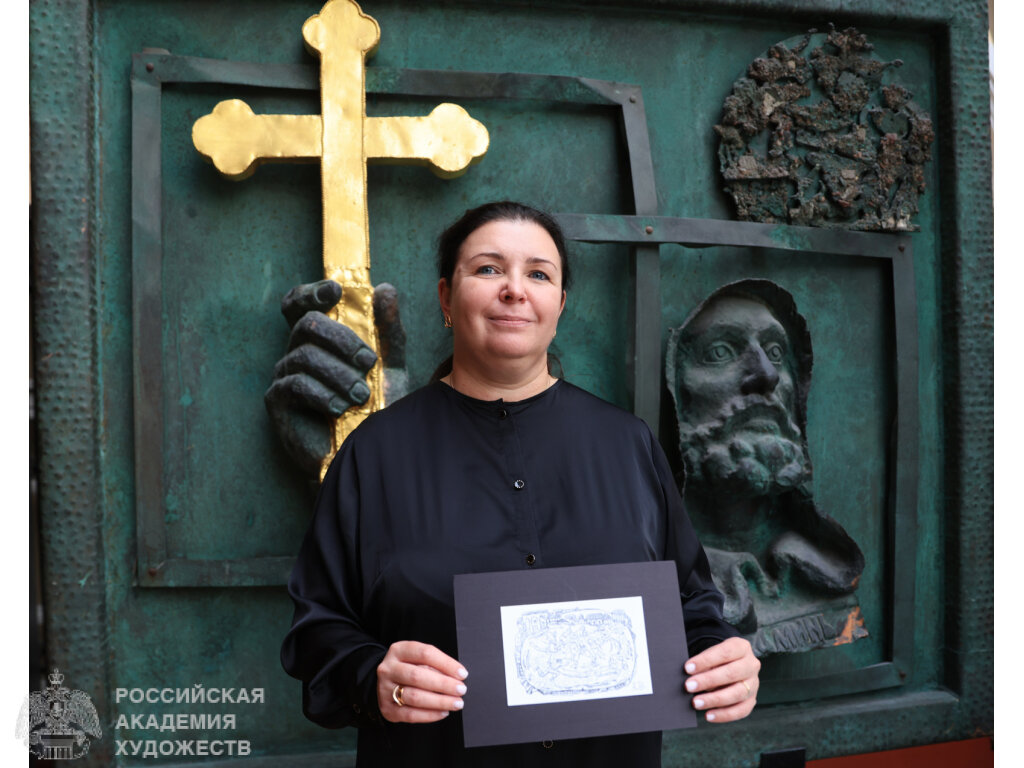 Награждение участников XV Международного хорового фестиваля «Хрустальная часовня» в МВК РАХ (Москва, Пречистенка, 19). Фото: Виктор Берёзкин, пресс-служба РАХ. 2024.