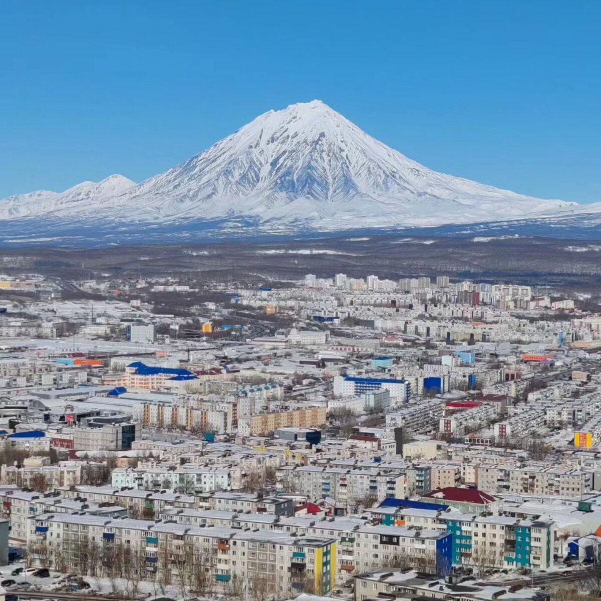 Петропавловск-Камчатский, вид с сопки Мишенной 