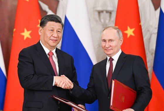    Си Цзиньпин и Владимир Путин