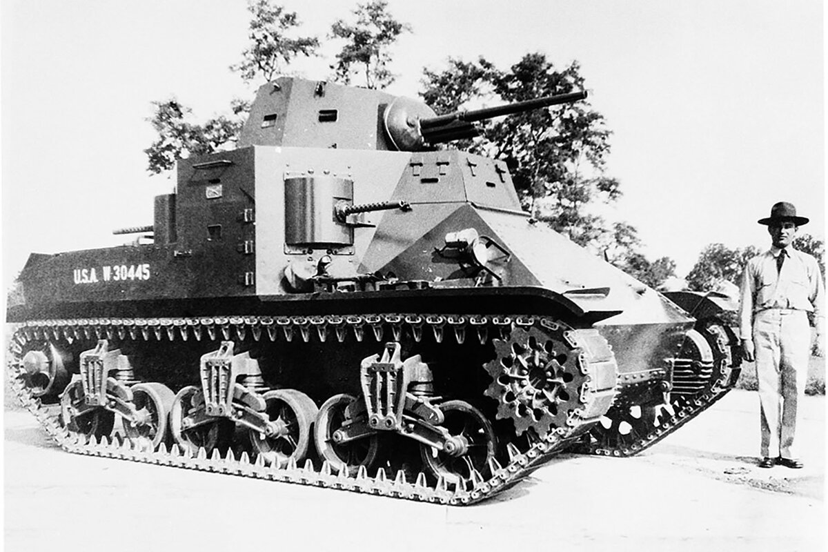 танк М2А1 образца 1939 года