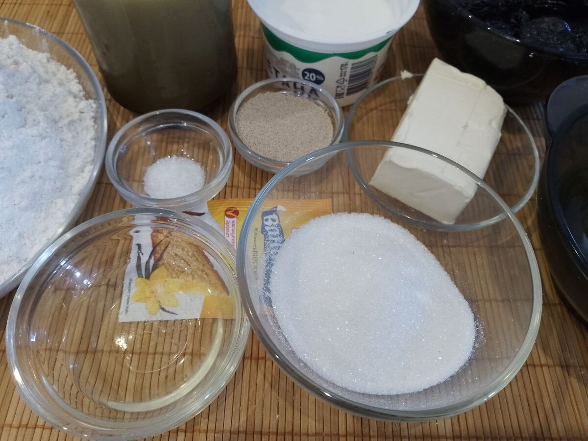 Ингредиенты для приготовления теста