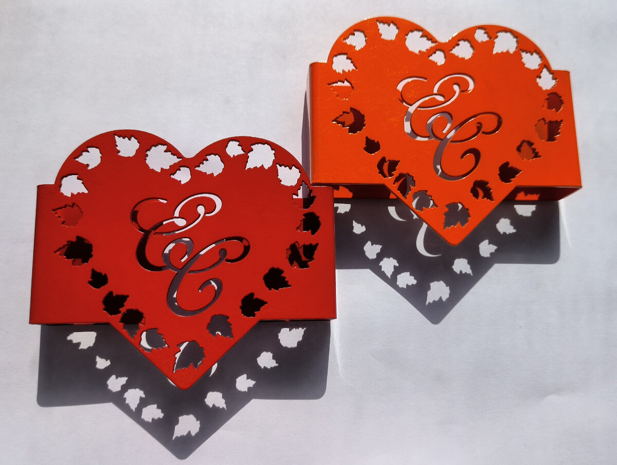 Индивидуальные салфетницы для свадьбы