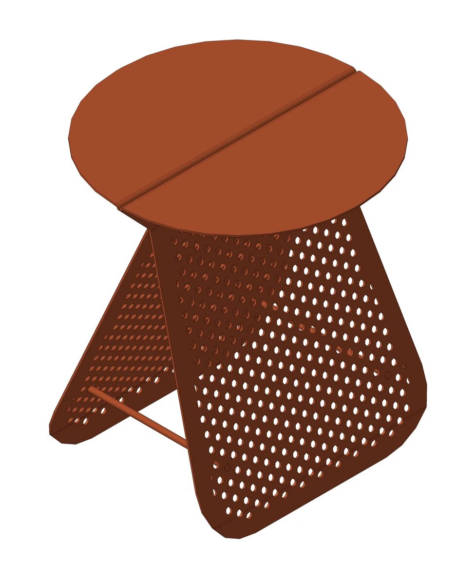 Дизайн металлической мебели