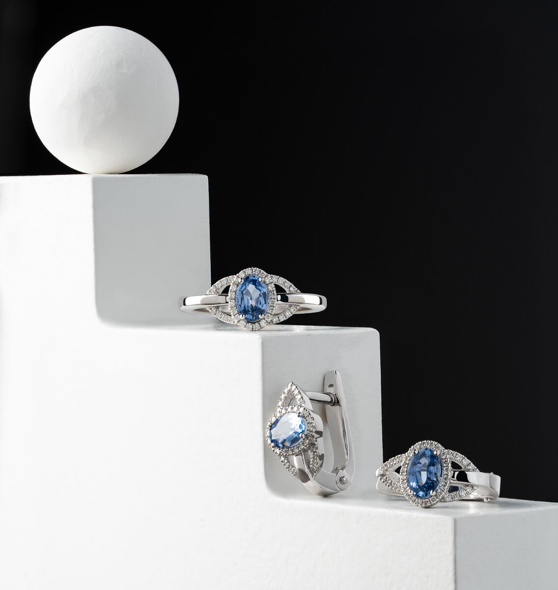 Кольцо 921807С Серьги 922807С дворецколец.рф