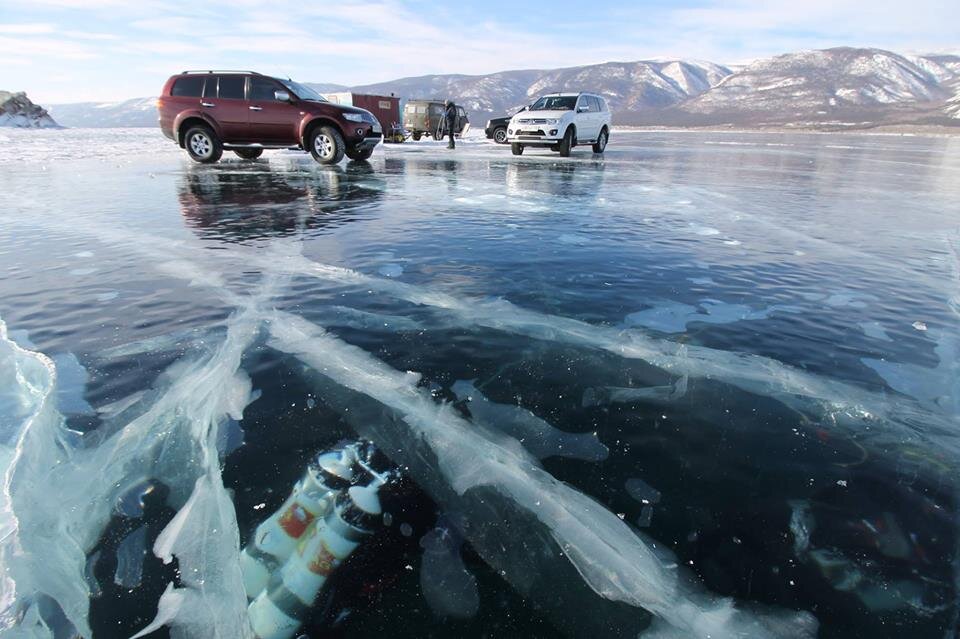 Озеро Байкал. Ледовое дайвинг-сафари