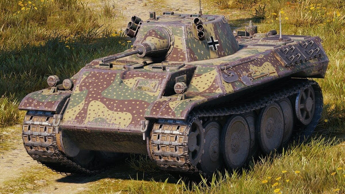 Леопард в больших танках. 