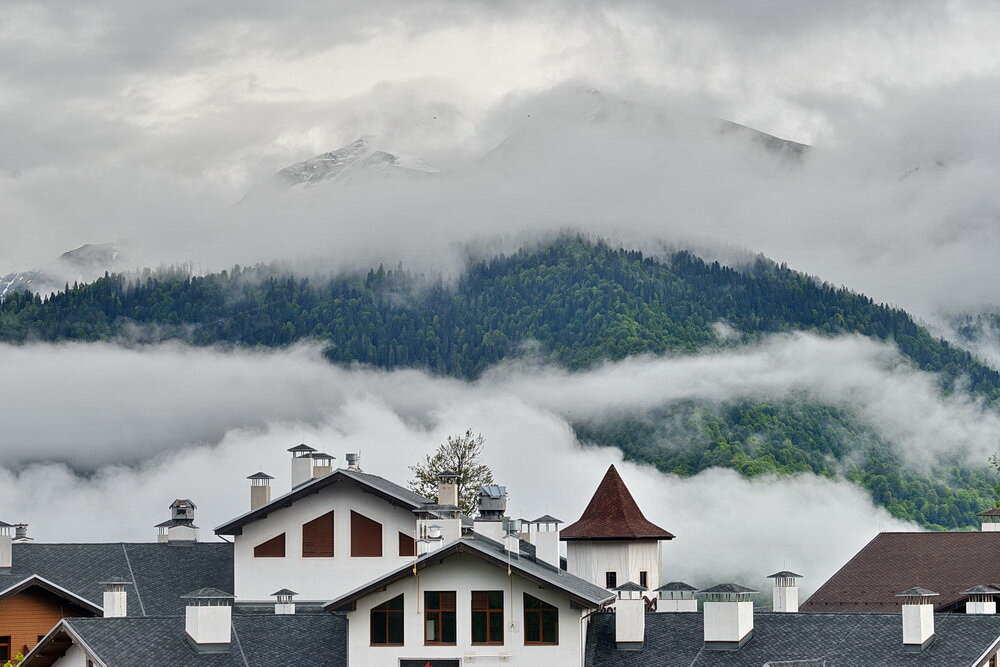 Вид на Красную Поляну